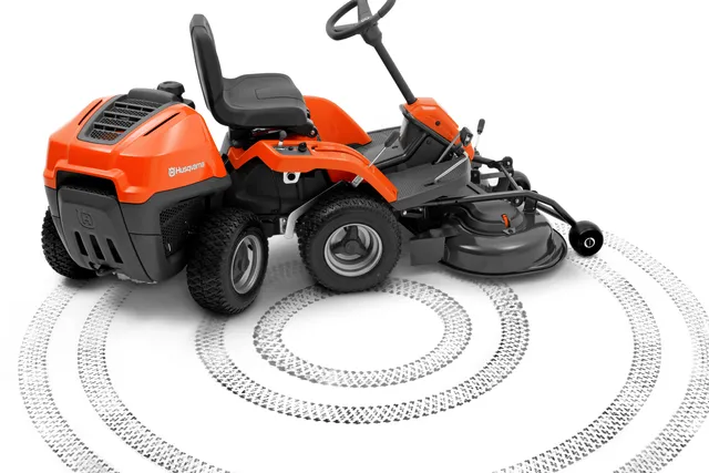 Rider Husqvarna R 112 C z agregatem koszącym 85 cm przegubowy uklad kierowniczy