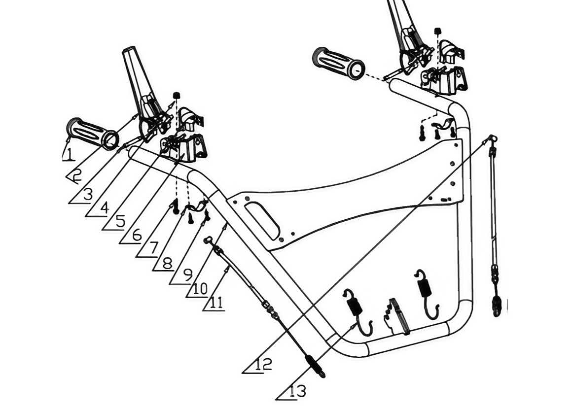 Korpus zamiatarki Oleo-Mac Om LIne PKM 80
