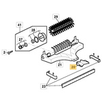 Element zagarniający zamiatarki Stiga SWP 355 / 475 / 577 (118820863/0)