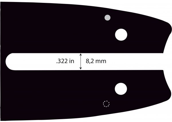 Prowadnica Everest 16" - 40 cm 3/8" LP 1,3 mm 56 ogniw A074