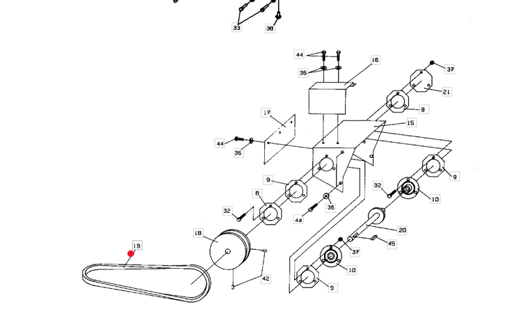 Oryginalny pasek odśnieżarki Stiga Park 95 (1134-9044-01)