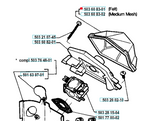 Filtr powietrza pilarki Husqvarna 51 / 55 (5036083-01)