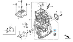 Oryginalny uszczelniacz silnika Honda GX100 (91202-KJ9-003)