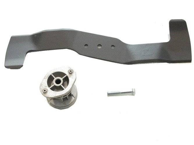 Zestaw serwisowy: nóż piasta śruba kosiarki Oleo-Mac GV48 z napędem