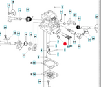 Dysza gaźnika pilarek Husqvarna 435 - 440 (504024001)