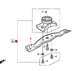 Oryginalny uchwyt noża kosiarki Honda HRX 537 / HRZ  536 (06726-VE1-305)