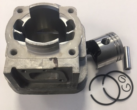 Kompletny cylinder z tłokiem do wykaszarek Nac, Harder BC CG CYG 43 430