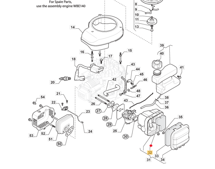 Oryginalny filtr powietrza wstępny Stiga Collector 48 Combi 48 SRC36V (118550946/0)