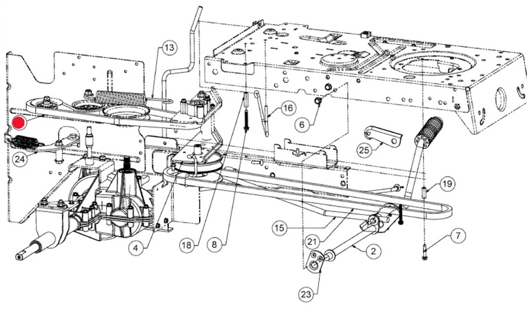 Pasek jazdy 5L459 traktorka MTD CubCadet Bolens