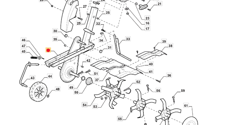 Oryginalna przekładnia glebogryzarki Stiga SRC 775 / SRC 795 (118802974/0)