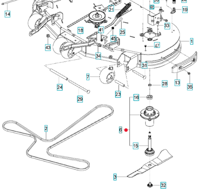 Oryginalny adapter noża / mandrela traktorka Husqvarna YTH / EZ / GT (5391121-70)