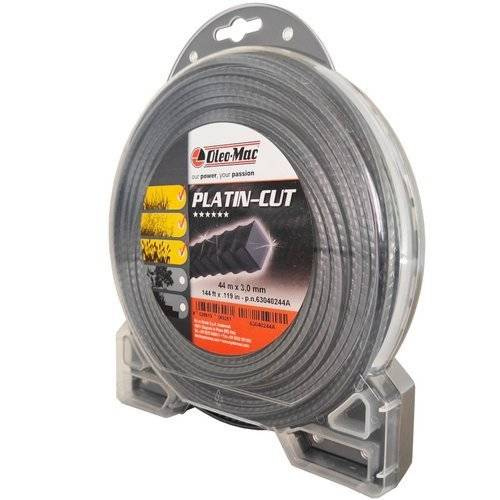 Żyłka Oleo-Mac Platin-Cut 3,0 mm x 44 m - kwadrat / ząbkowana