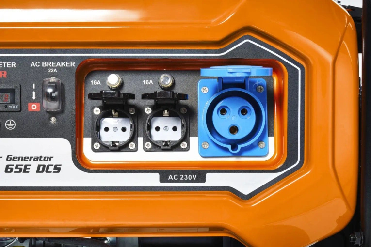 Agregat prądotwórczy Oleo-Mac OM Line PGE 65E DCS elektryczny rozruch