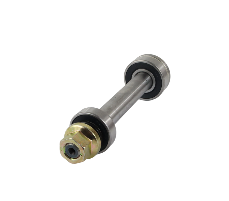 Wałek lewy noży traktorka Husqvarna / McCulloch - gwiazda 5-ramienna