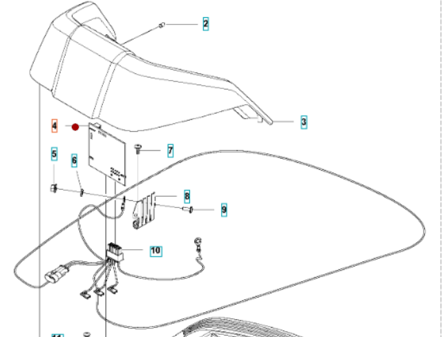 Płytka elektroniczna stacji kosiarki Husqvarna Automower 105 (5929094-01)