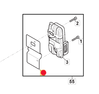 Uszczelka tłumika dmuchawy Stiga BL980 / SBP375 (118804426/0)