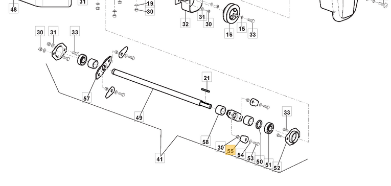 Oryginalny nożyk wałka wertykulatora Stiga SVP 40 G (118810244/0)