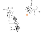 Zaślepka pilarek Oleo-Mac GS 370 - GSH 560 (50170032R)