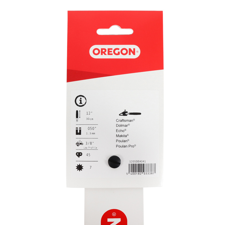 Prowadnica Oregon Single Rivet 12" 3/8" 1,3 mm K041 (120SDEA041)