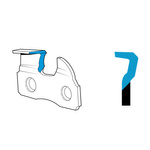 Łańcuch tnący Oregon Single Rivet 3/8" 1,3 mm 52 ogniwa (91P052E)