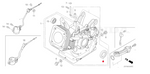 Oryginalny uszczelniacz silnika Honda GX340 / GX390 (91201-Z1C-003)