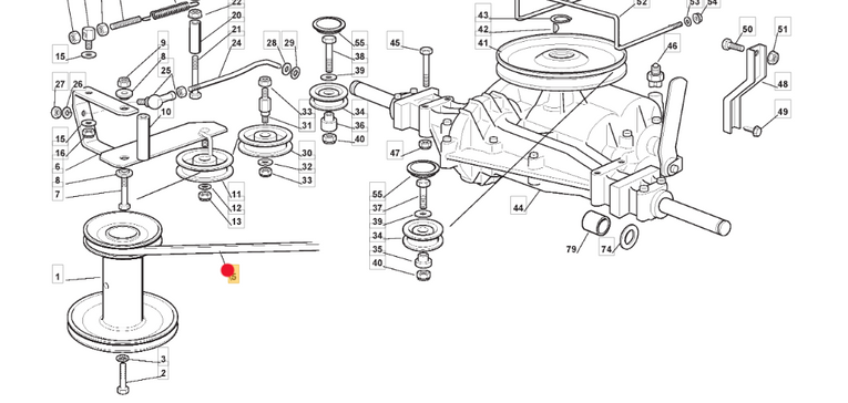 Oryginalny pasek jazdy traktorków Stiga Senator / Tornado (135062000/1)