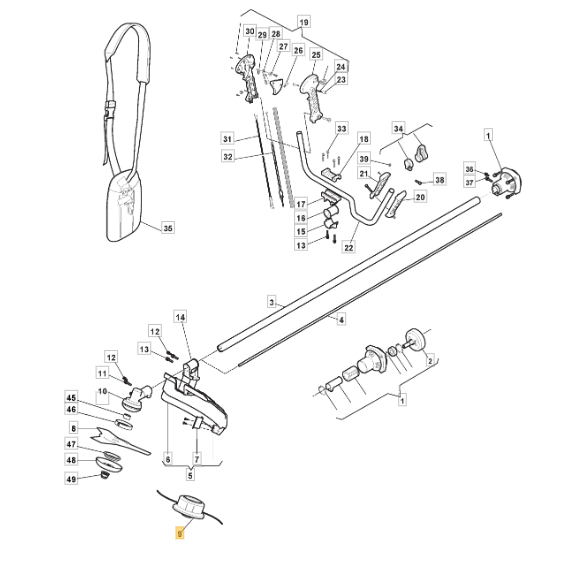Głowica żyłkowa Stiga SB 320 / SB 420 / SBC 232