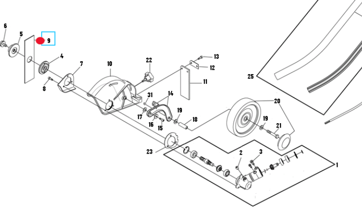 Ostrze krawędziarki Honda SSET E (72531-VP8-000HE)