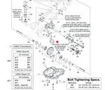 Oryginalny filtr oleju przekładni Tuff Torq K46