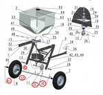 Oś rozsiewacza Vares RV 200