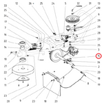Pasek jazdy kosiarki rotacyjnej Dakr Tekton / Proton / Triton (96500.123)