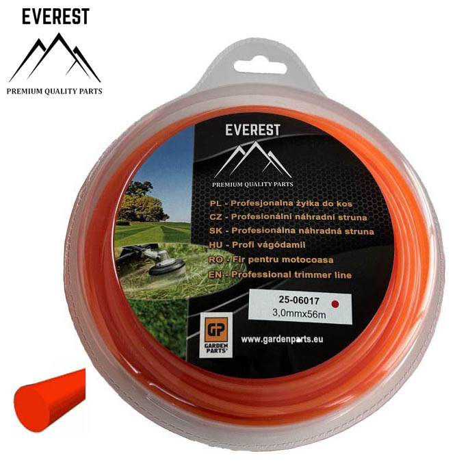 Żyłka tnąca Everest 3,00 mm x 56 metrów - okrągła
