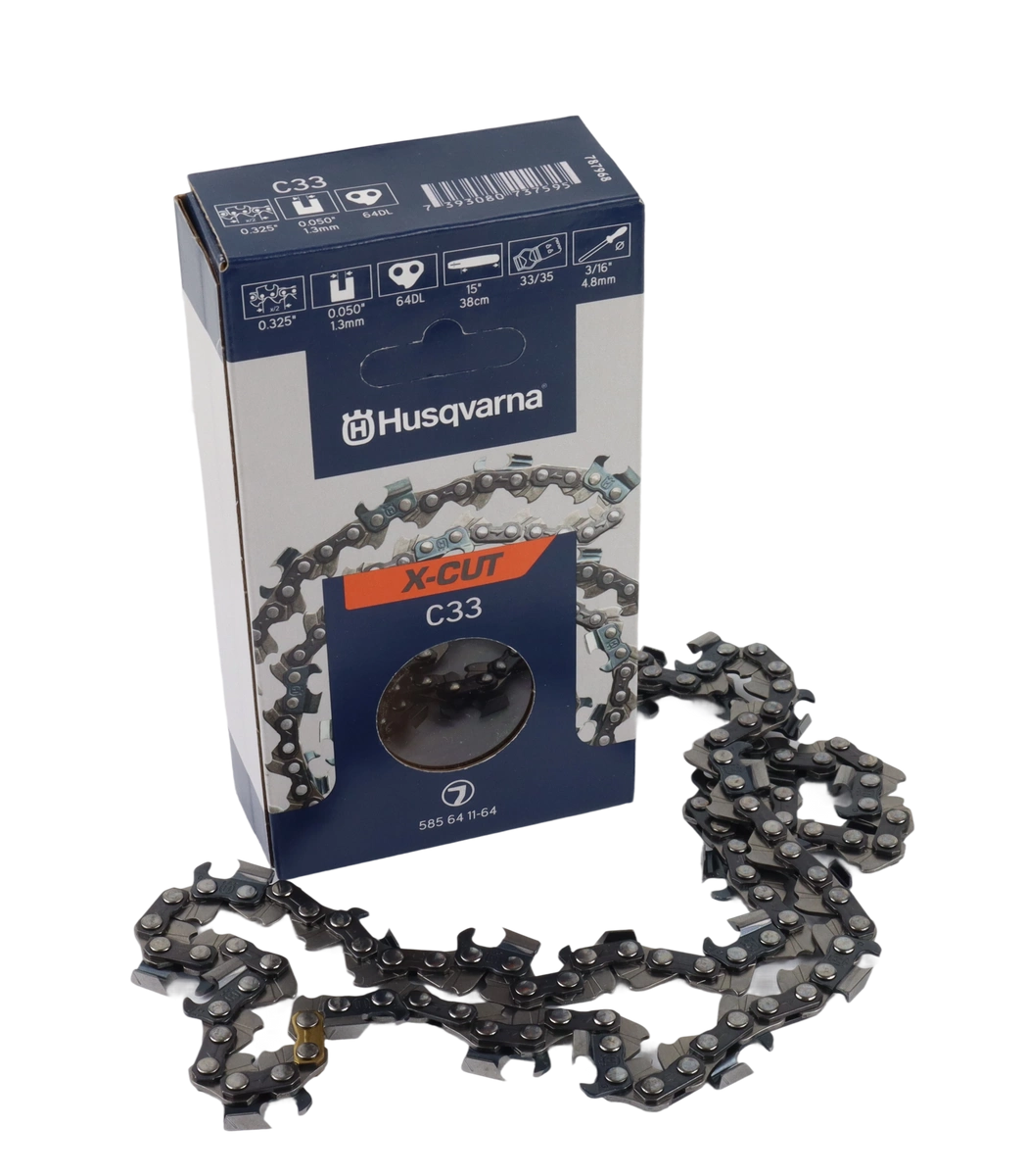 Łańcuch tnący Husqvarna C33 .325 1,3 mm 64 ogniw - pełne dłuto