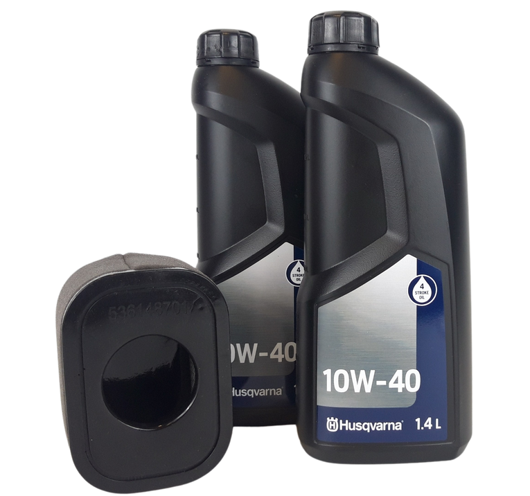 Oryginalny filtr, olej do silnika Husqvarna HV 586AE / HV635AE - zestaw serwisowy