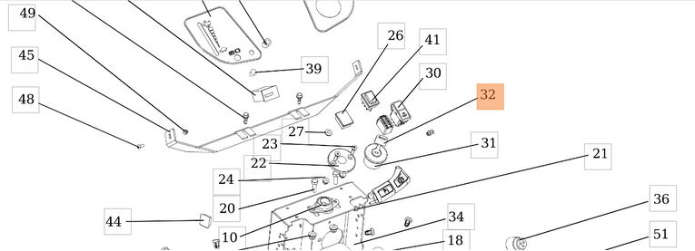 Kluczyk stacyjki traktorków AJ Oleo-Mac 105 124