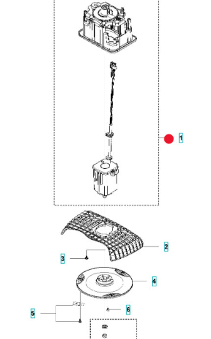 Oryginalny silnik noży kosiarki Husqvarna Automower 305 / 310 / 315 (5296959-01)
