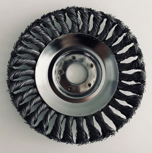 Szczotka 15 cm x 25,4 mm druciana do kos / wykaszarek spalinowych