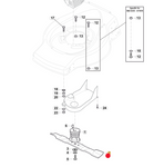Oryginalny nóż kosiarki Stiga Collector 46 / Combi 46 (181004365/3)