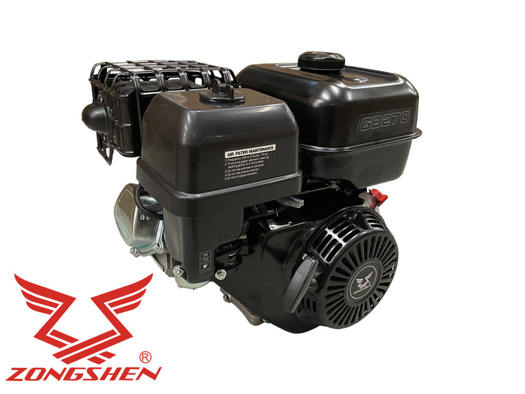Silnik Zongshen GB270 poziomy wał / 272 cc / wał 25 x 83 mm / 9 KM