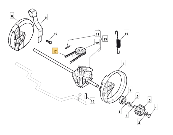 Pasek napędu kosiarki Stiga Collector 46 / Combi 46