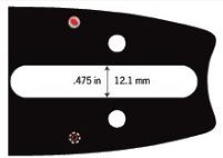 Prowadnica Everest 15" - 38 cm .325" 1,6 mm 62 ogniwa D025