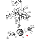 Dętka koła podporowego zamiatarki OM-Line PKM100 (OB-SPAS1097120000)