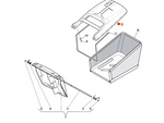 Pokrywa górna kosza kosiarki Stiga Combi 48 SQ / Combi 53 SQ (381486013/0)