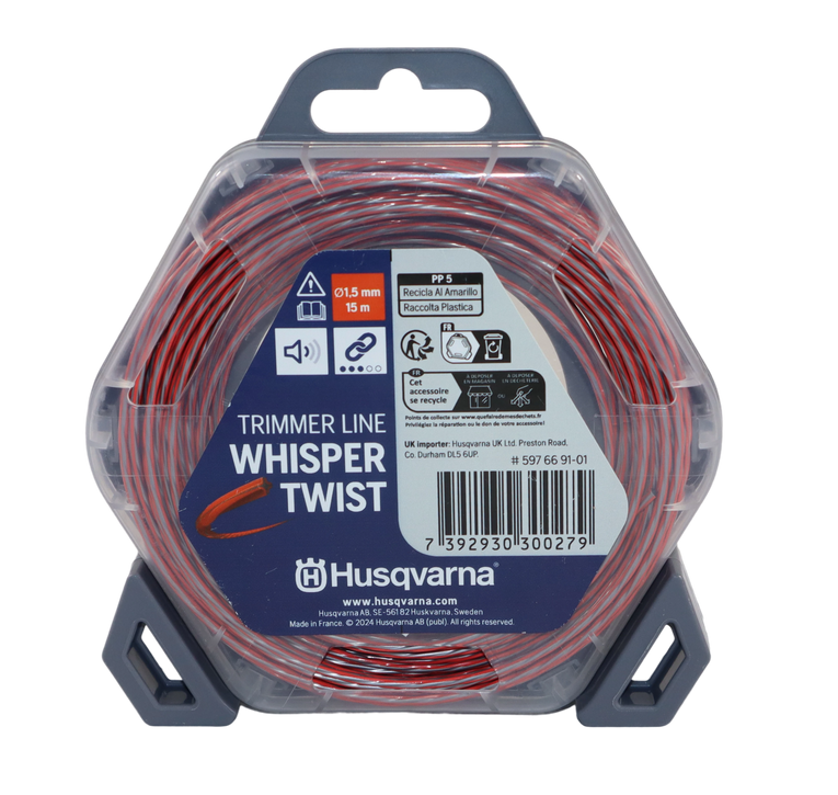 Żyłka Whisper Twist Husqvarna 1.5 mm x 15 m
