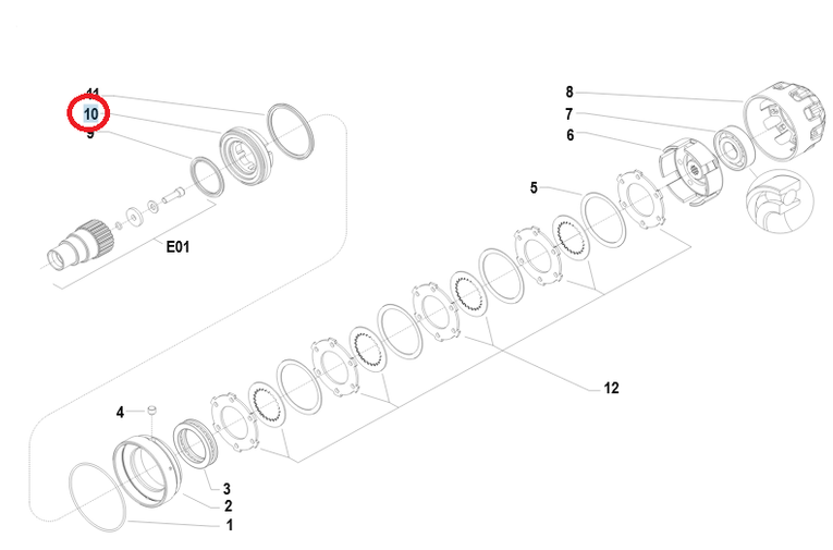 Tłok sprzęgła Power Safe Pasquali (53156218)