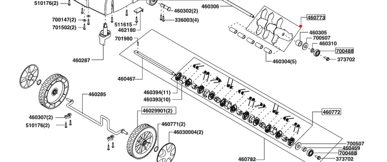 Komplet noży do wertykulatora AL-KO 32 VLE (460773)