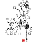 Linka sterowania szczotką zamiatarki OM-Line PKM100 (OB-SPAS1020000000)