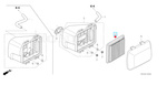 Filtr powietrza silnika Honda GCV 170 / GCV 200