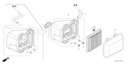 Oryginalny filtr powietrza silnika Honda GCV 170 / GCV 200 (17211-Z8B-901)