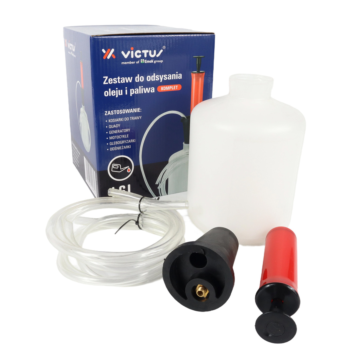 Zestaw do odsysania oleju i paliwa Victus